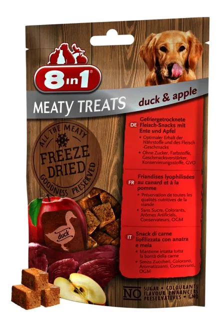 8in1 recompense meaty rață/ măr 50 g