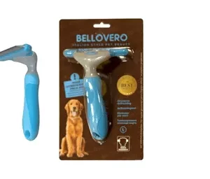 perie caine cu peri din inox inoxidabil.