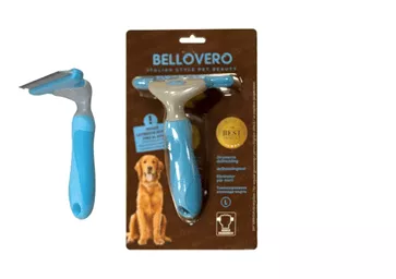 perie caine cu peri din inox inoxidabil.