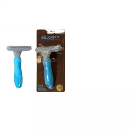 Pieptene T caini de culoare albastra.