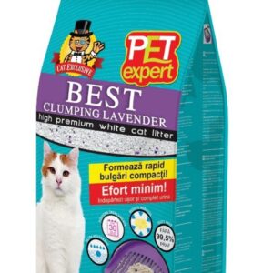 Lavanda Clumping Cat Litter - Best Pet Expert - Nisip pentru pisici natural