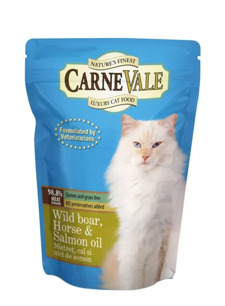 Carnevale Cat Plic Mistret Cal Ulei Somon 85 g