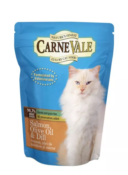 Carnevale Cat Plic Somon/Ulei de Masline/Marar 85 g
