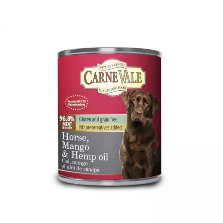 CARNEVALE DOG CONS CAL/MANGO/ULEI CANEPA 800 G