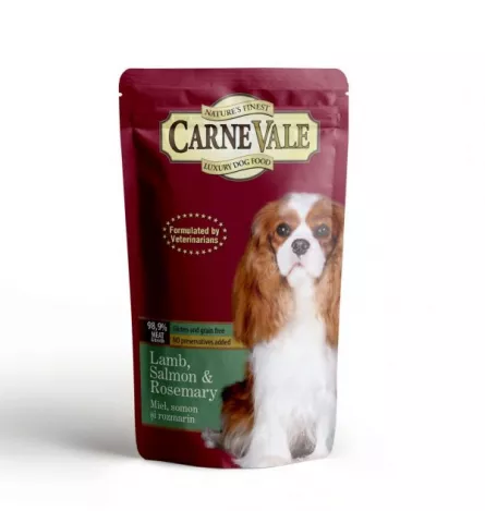 CARNEVALE DOG PLIC MIEL/SOMON/ROSMARIN 125 G