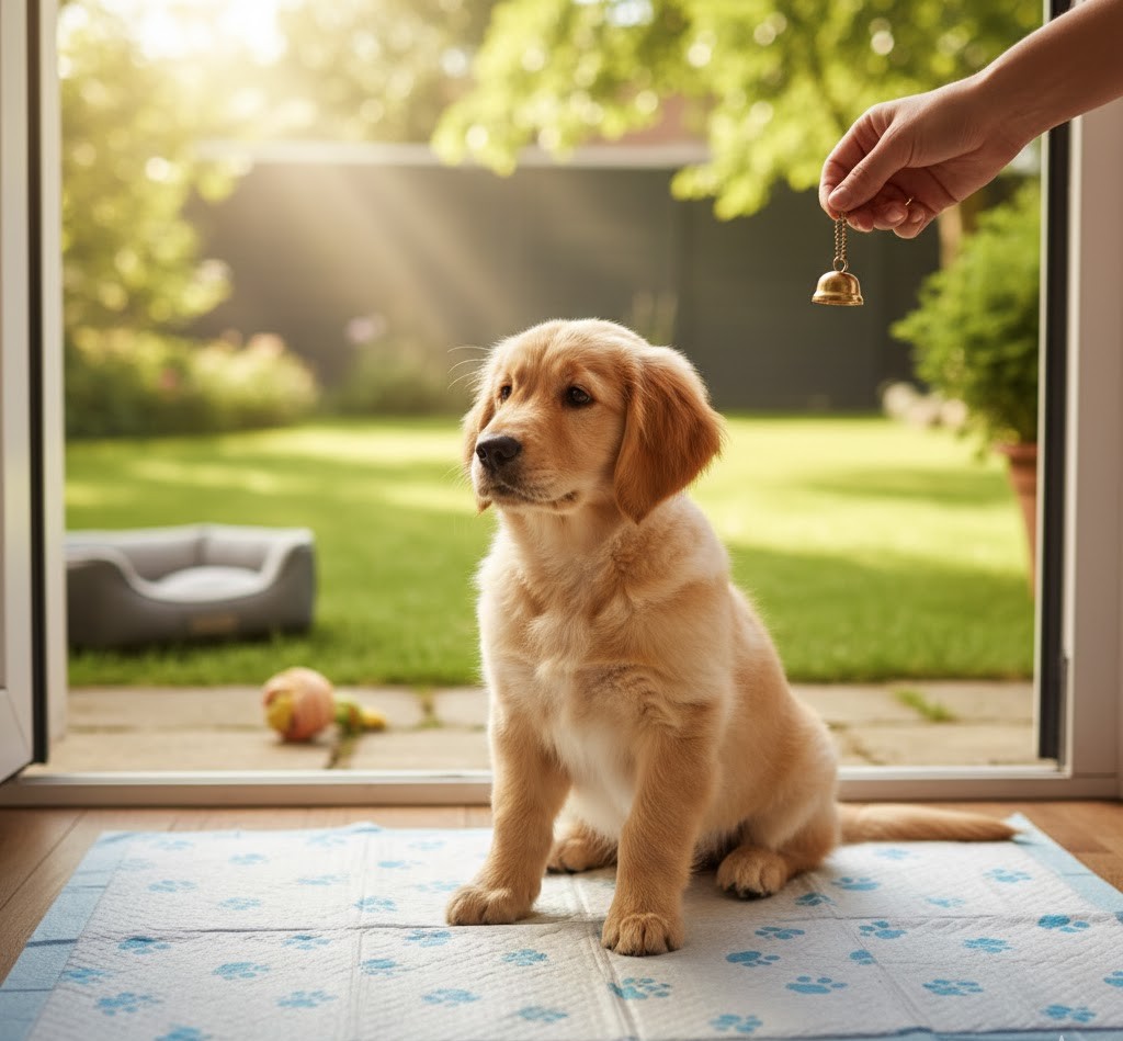 covorase absorbante caini - dresaj cu clopotel