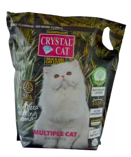 Crystal Cat Nisip Silicatic Aloe 3.8 L