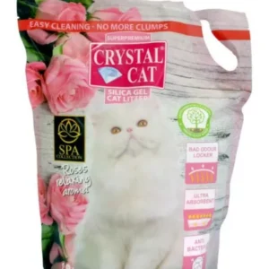 Crystal Cat Nisip Silicatic Trandafir 3.8 L