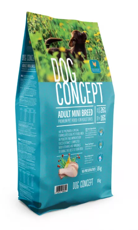 Dog concept adult mini breed 8 kg