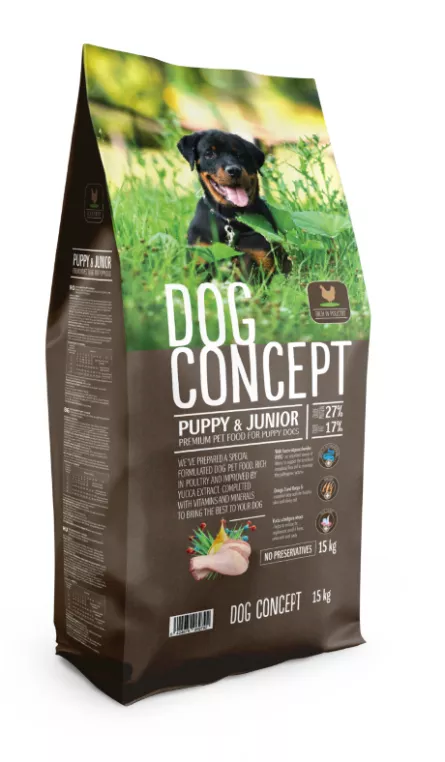 Dog concept puppy & junior 15 kg