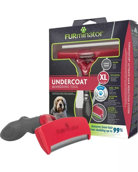 FURminator Perie Caine Par Lung XL 691658 ideala pentru cainii de talie foarte mare.