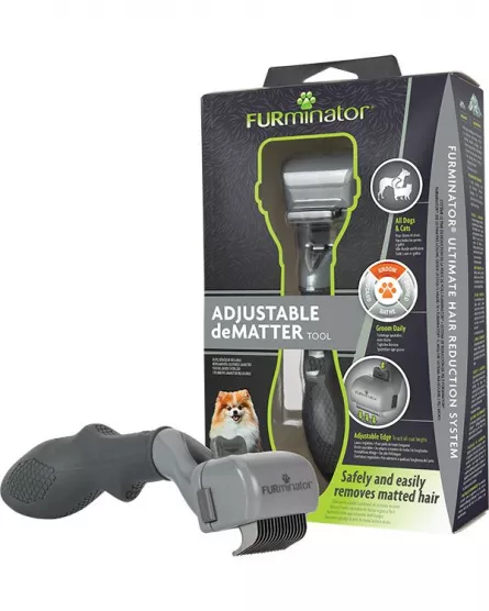 Furminator perie caine&pisica descalcit 691669 este un trimer