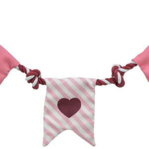 Jucărie pentru câini - Sfoară cu noduri Valentine’s 50 cm