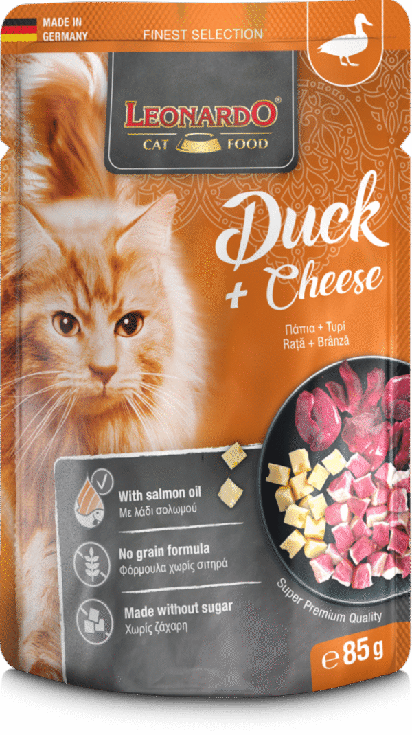 leonardo plic rata, branza 85g pentru pisici