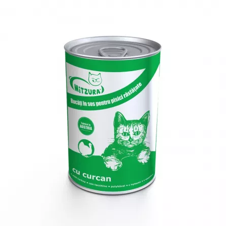 Mitzura cat conservă curcan 415 g