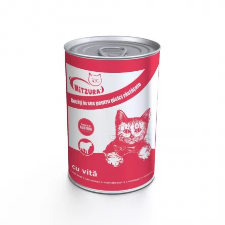 Mitzura cat conservă vită 415 g