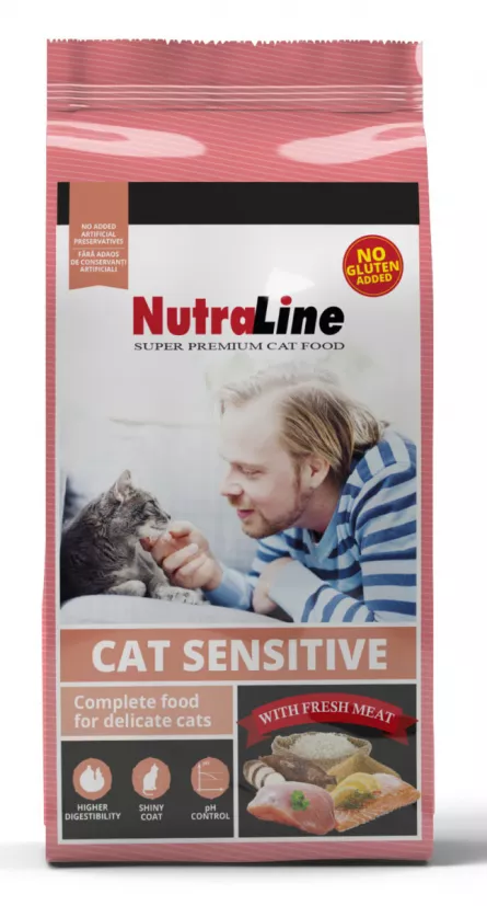 Nutraline cat sensitive 10 kg