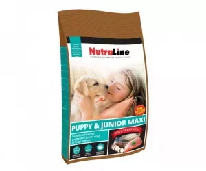 Nutraline dog puppy & junior maxi 12.5 kg