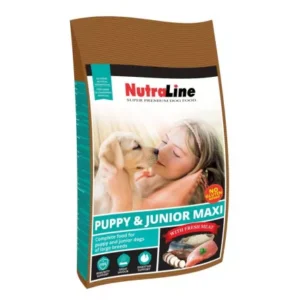 Nutraline dog puppy & junior maxi 3 kg