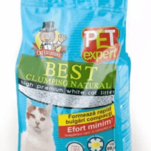Pet Expert best clumping naturat nisip pentru pisici