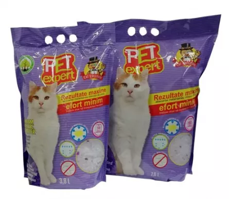 Pet Expert nisip silicatic lavanda 7.6 L