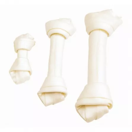 Pet expert os alb înnodat 16 cm 10 buc