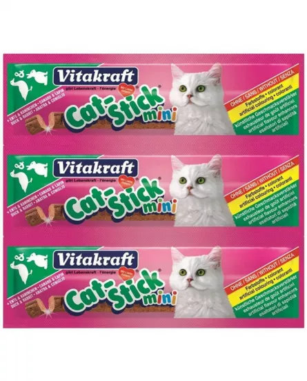 Vitakraft baton pisică mini iepure/rată 3 buc