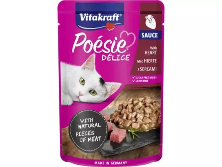 Vitakraft plic poesie sauce inimă 85 g