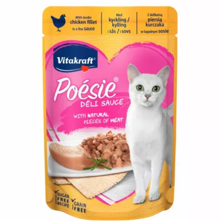 Vitakraft plic poesie sauce pui 85 g