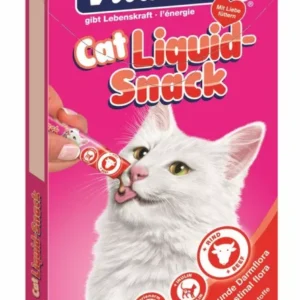 Vitakraft snacks pisică liquid vită/inulină 6x15 g